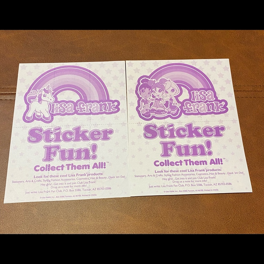 Lisa Frank Stickers - Picture 2 of 2